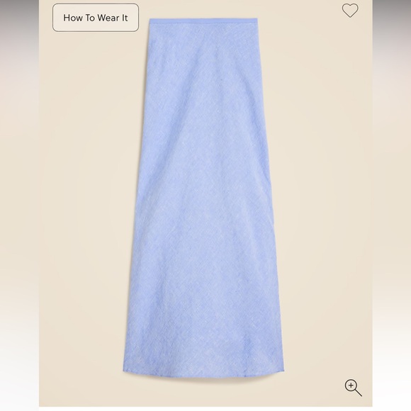 JCrew Gwyneth Slip Skirt - Linen - Picture 4 of 4